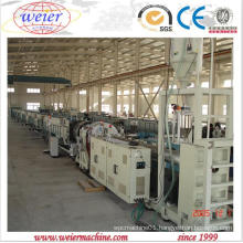 PE PP PPR Water Gas Pipe Making Machine From Qingdao Weier